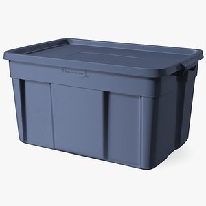 3D Rubbermaid Roughneck Stackable Storage Tote 31 Gallon