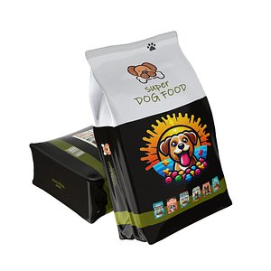 3D model Dog food package v1
