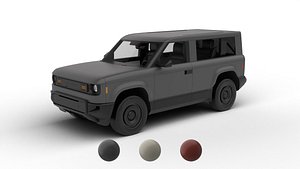 3D model Slate Truck Fastback SUV 2027 3d model