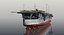 3D japanese aircraft carrier hiryu model