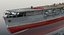 3D japanese aircraft carrier hiryu model