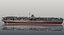 3D japanese aircraft carrier hiryu model