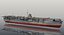 3D japanese aircraft carrier hiryu model