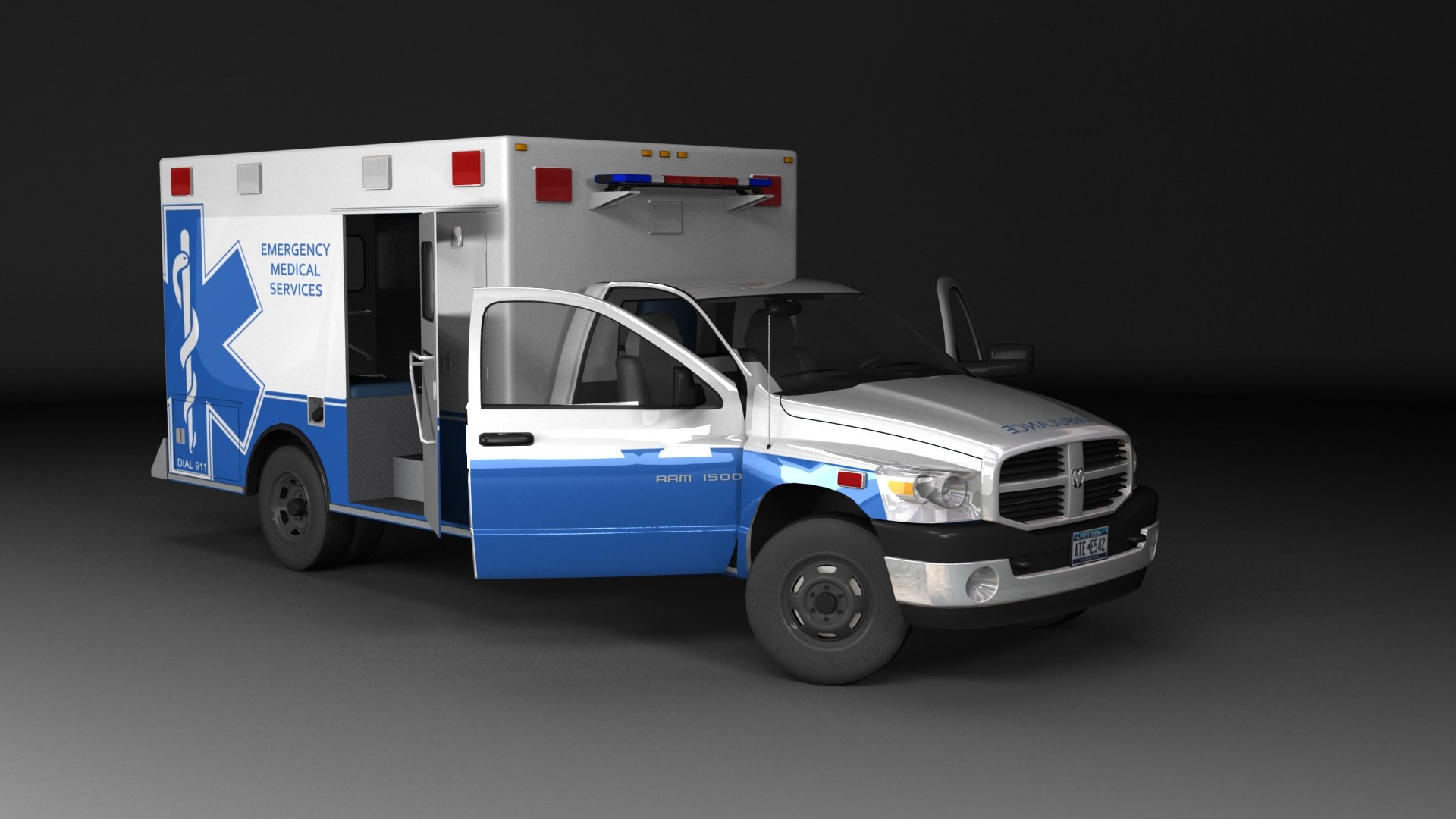 3D 2006 Dodge Ram Ambulance model https://p.turbosquid.com/ts-thumb/Ub/M0vGOT/Lo/2006_ram_ambulance_10/jpg/1631079757/1920x1080/fit_q87/1e1fd11692b7dcef1aca88b9c7728490e6813eba/2006_ram_ambulance_10.jpg