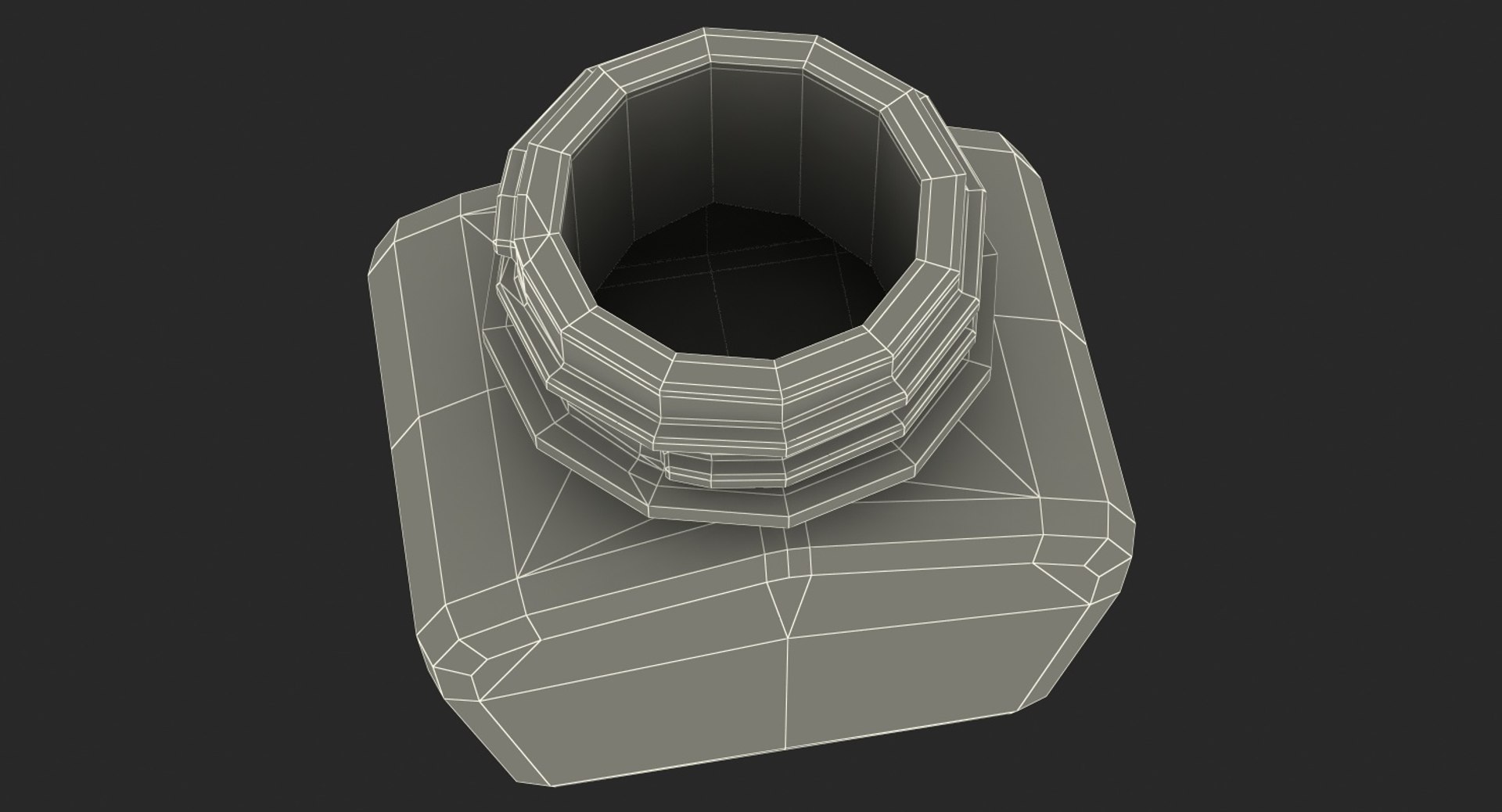 3D quill inkwell ink model - TurboSquid 1428924
