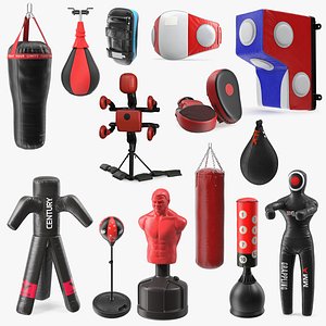 Punching Dummys Collection 10 3D model
