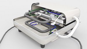 Sandwich & Waffle Maker Inside Lowpoly   1