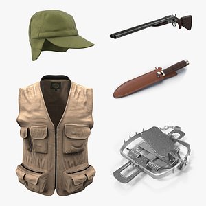 hunting equipment 3D model