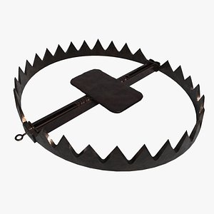 BEAR TRAP 3D MODEL REALISTIC