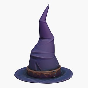 3D Wizard Hat model