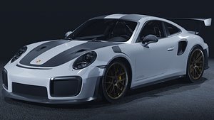 2018 Porsche 911 GT2 RS 3D Model  Widowmaker Performance 3D model