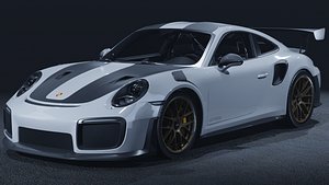 2018 Porsche 911 GT2 RS 3D Model Widowmaker Performance