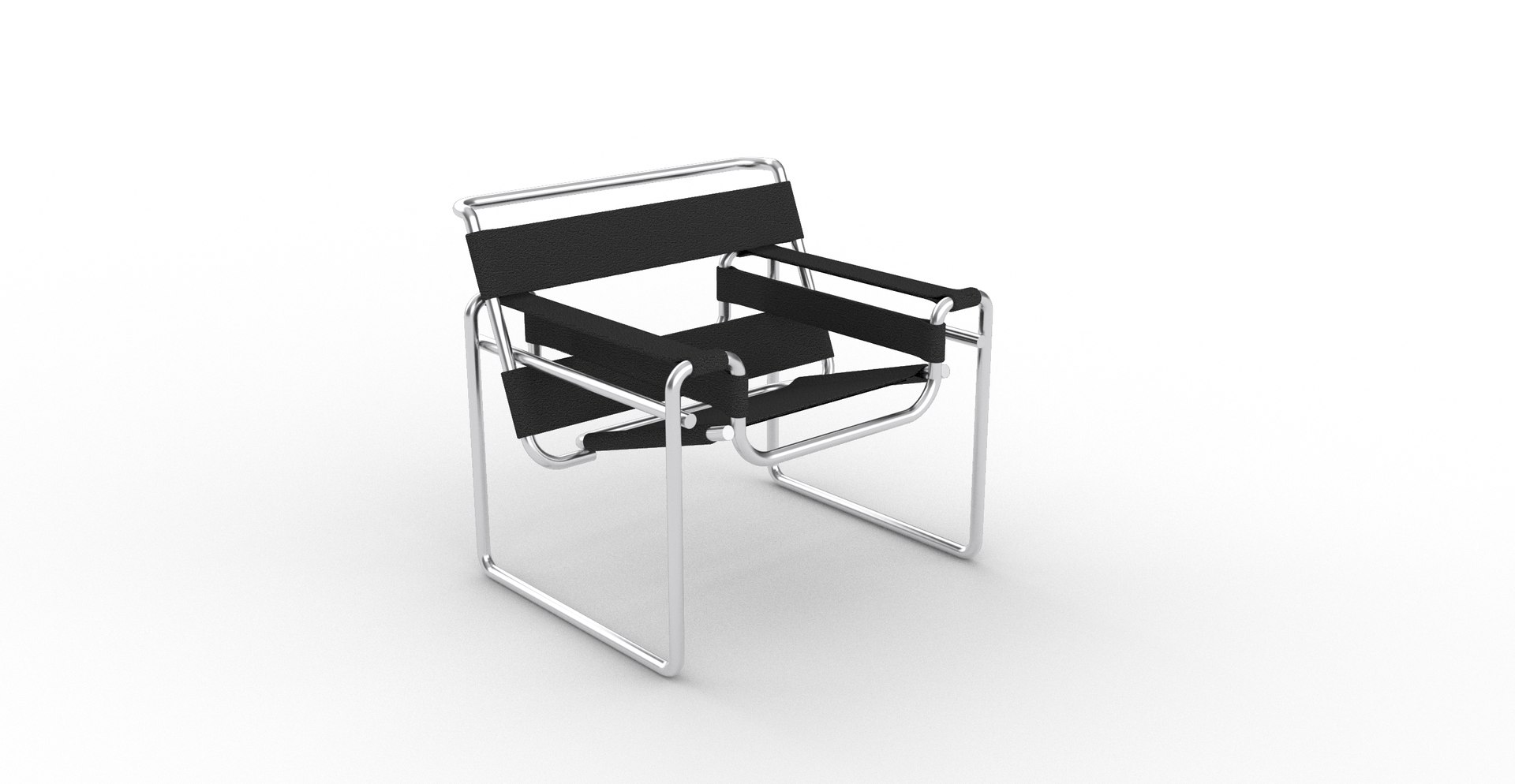 Wassily Chair 3D Model TurboSquid 2016390