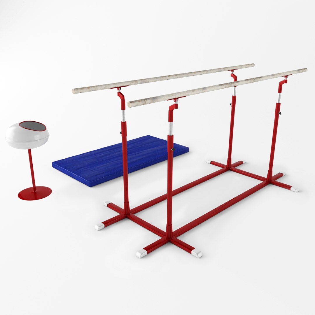 3D Gymnastic Equipment Parallel Bars - TurboSquid 1216948