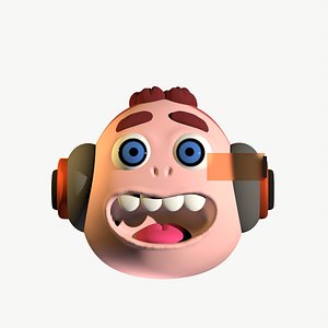 G Head 3D model