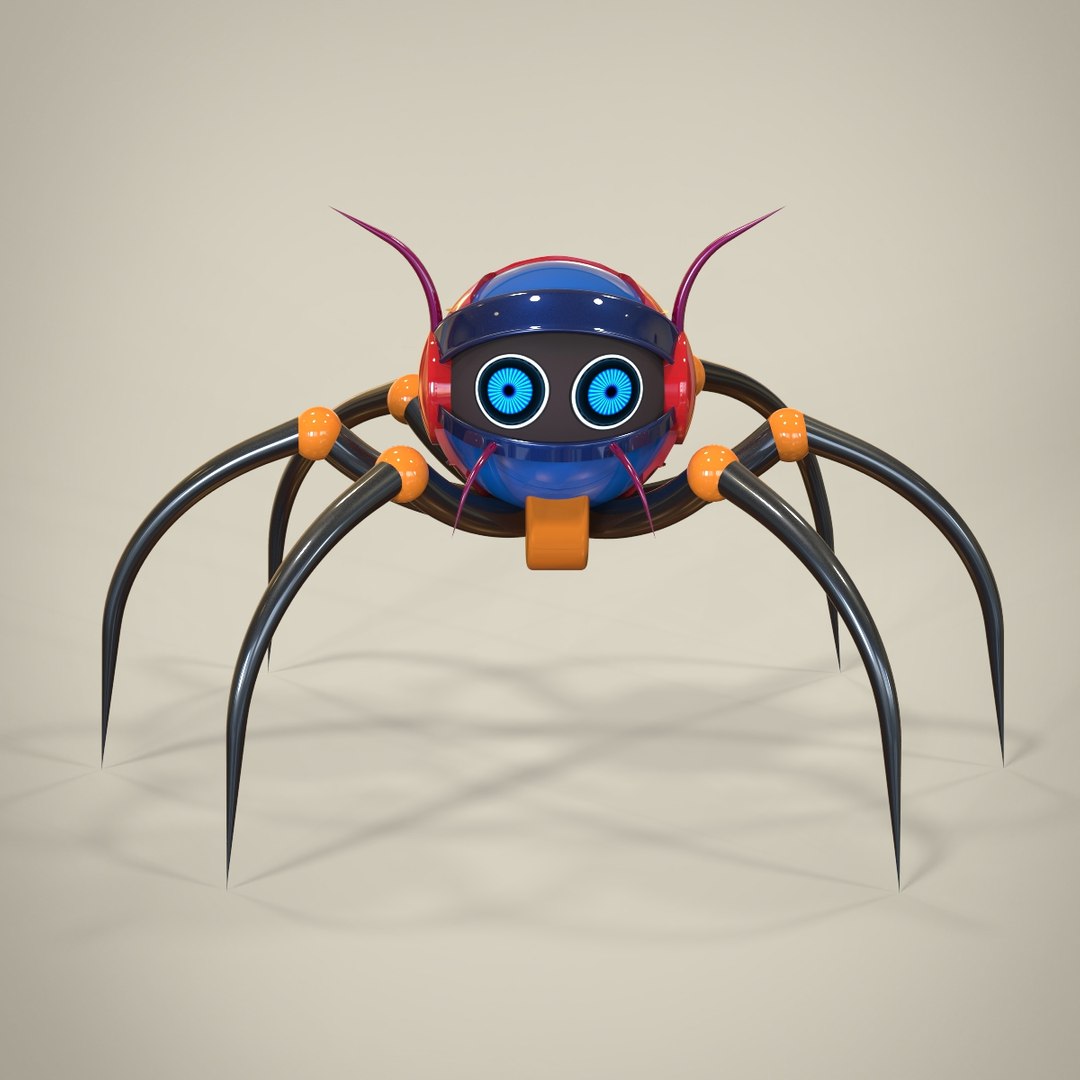 robot spider 3D model https://p.turbosquid.com/ts-thumb/Ub/dWc724/jGtKqe8g/3/jpg/1553046552/1920x1080/fit_q87/c3ff0775b998ab1fec8fd53ab8c052b3cfa8e81e/3.jpg