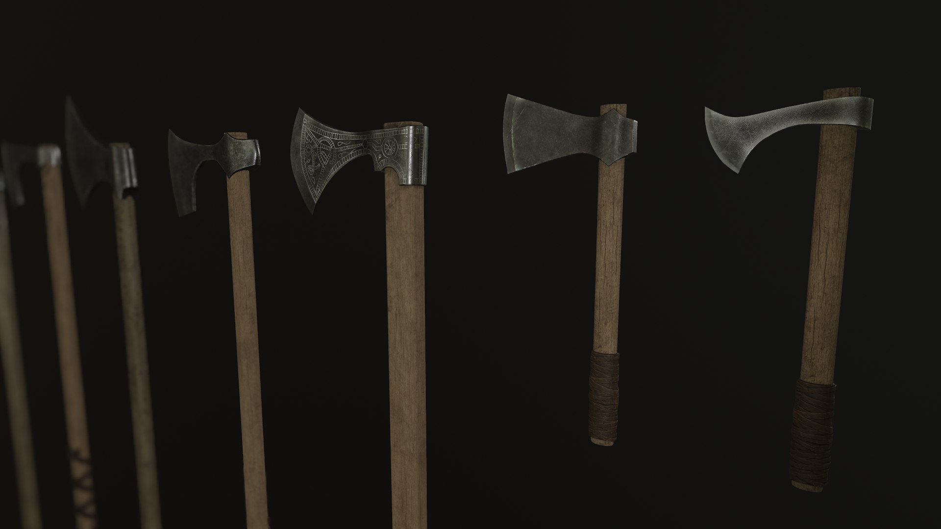 3D Model Viking Axes - TurboSquid 1450022