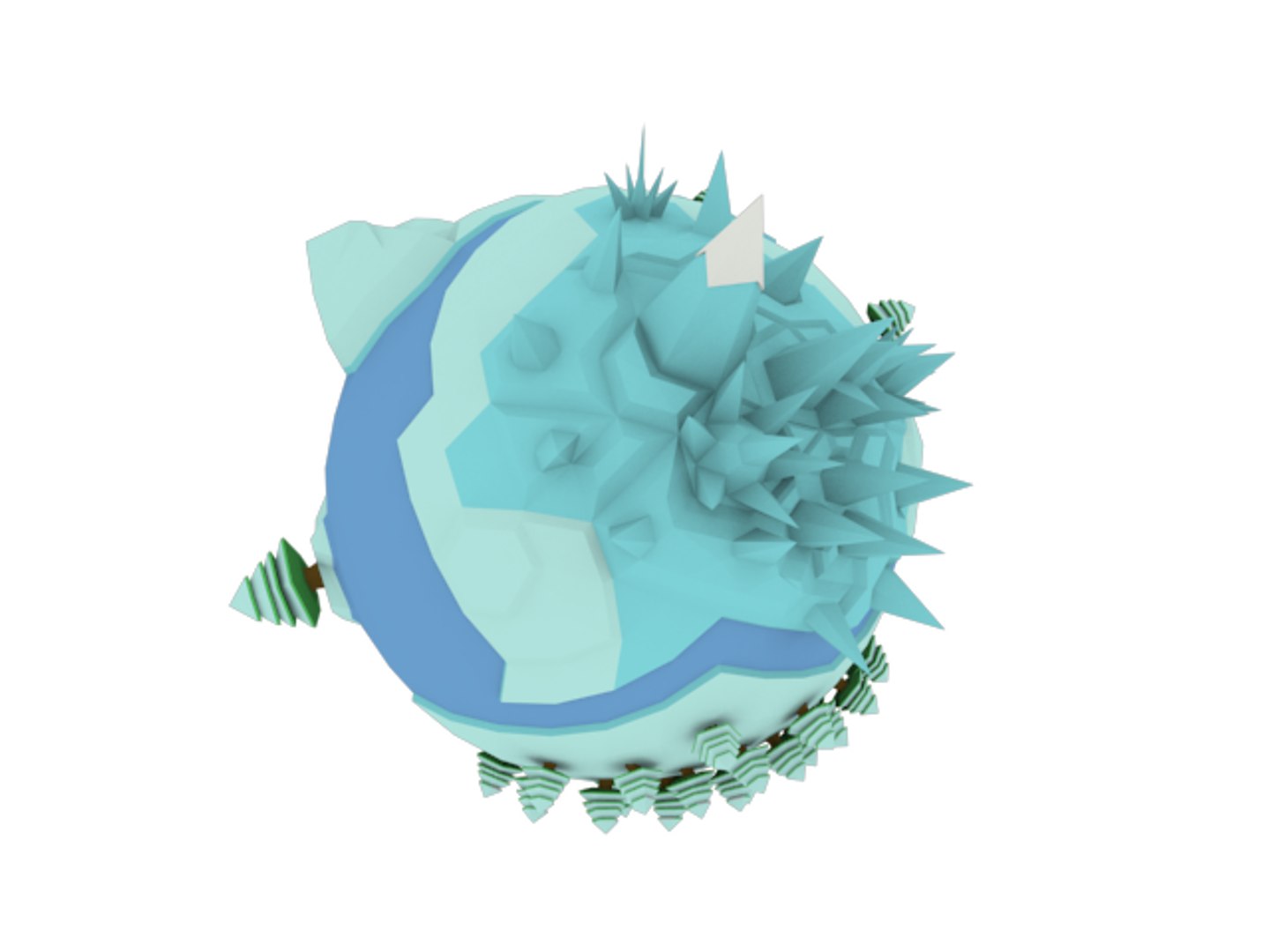 Ice Planet Model - TurboSquid 1317580