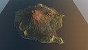 Small Aleutian Island Volcano