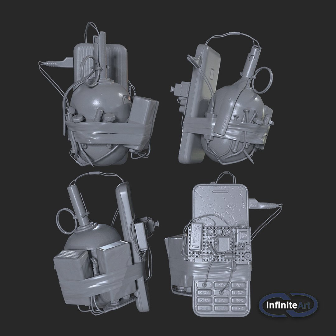 Explosive Device 3D Model - TurboSquid 1752784