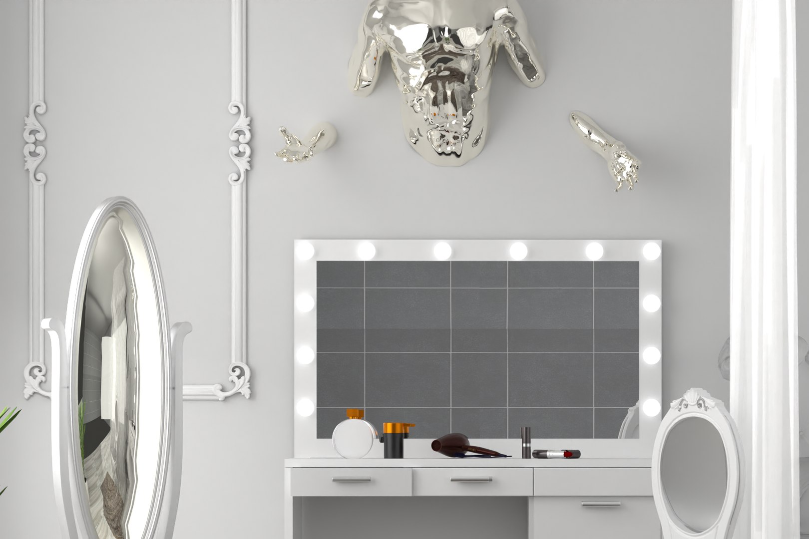 Classic Luxury  Bedroom with White Table  Big Mirror- 3D Model Ready to Render inside Blender Cycles model https://p.turbosquid.com/ts-thumb/Ub/tMsOEj/fQ/2/png/1747464246/1920x1080/fit_q87/71b4b94b2db19d8ec3a440676b2b501c4984331e/2.jpg