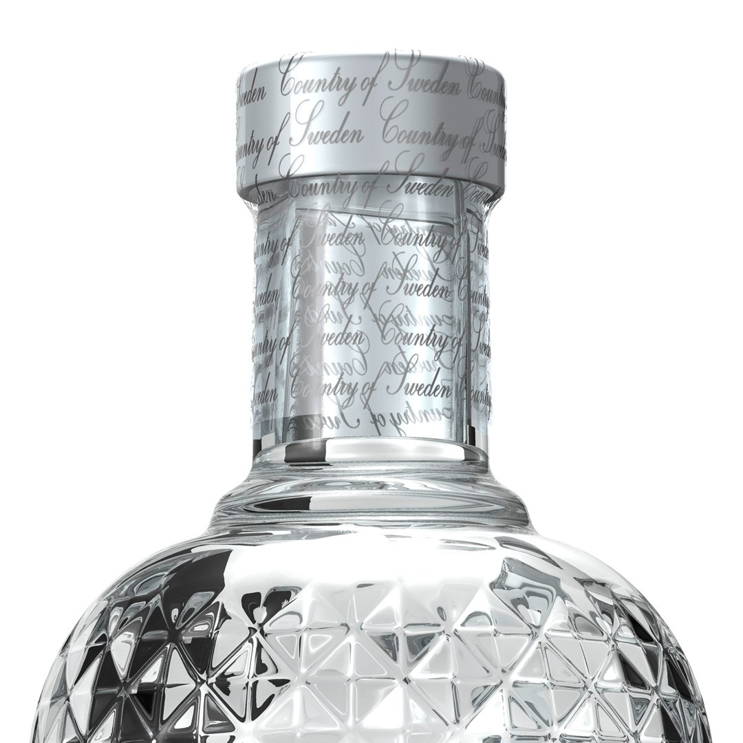 3d Model Absolut Vodka