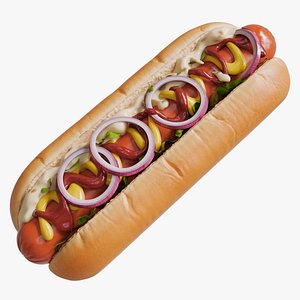 Stylized Hot Dog Cinematic  Hotdog