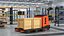 Transpalette électrique Yale avec caisses en bois gréées pour Cinema 4D