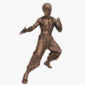 3D model Bronze Bruce Lee