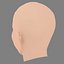 Giselle Itie Head - No Hair - Low poly head for game