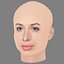 Giselle Itie Head - No Hair - Low poly head for game