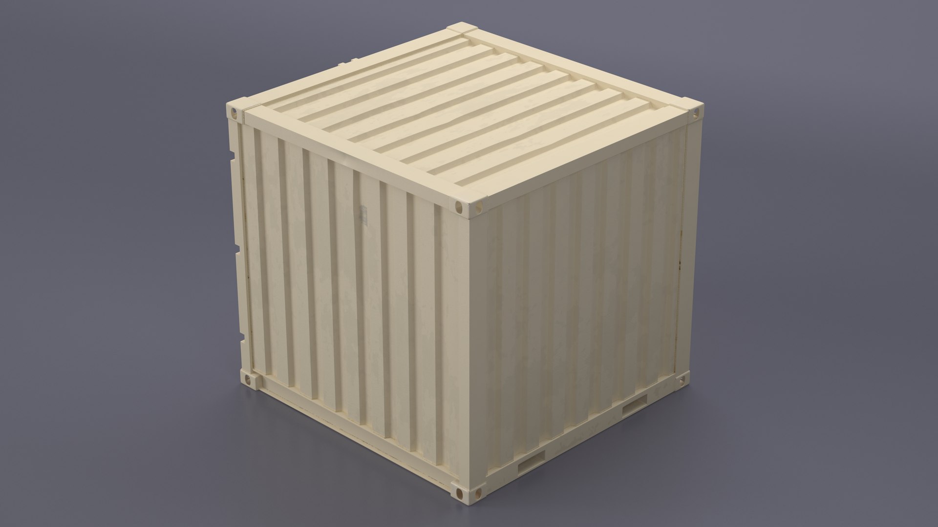 8 Ft Storage Container 3ds