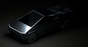 tesla cybertruck 3D