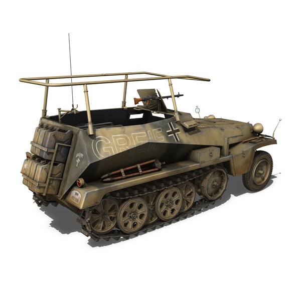 3d 3ds sd kfz 250 3