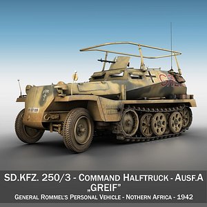SD.KFZ 250/3 - Half-track command variant