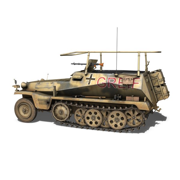 3d 3ds sd kfz 250 3