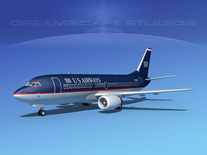 3d model boeing 737 737-300