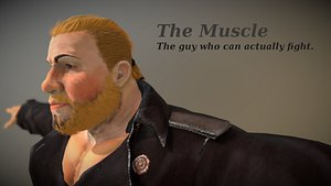 muscle - realistic ready 3D model