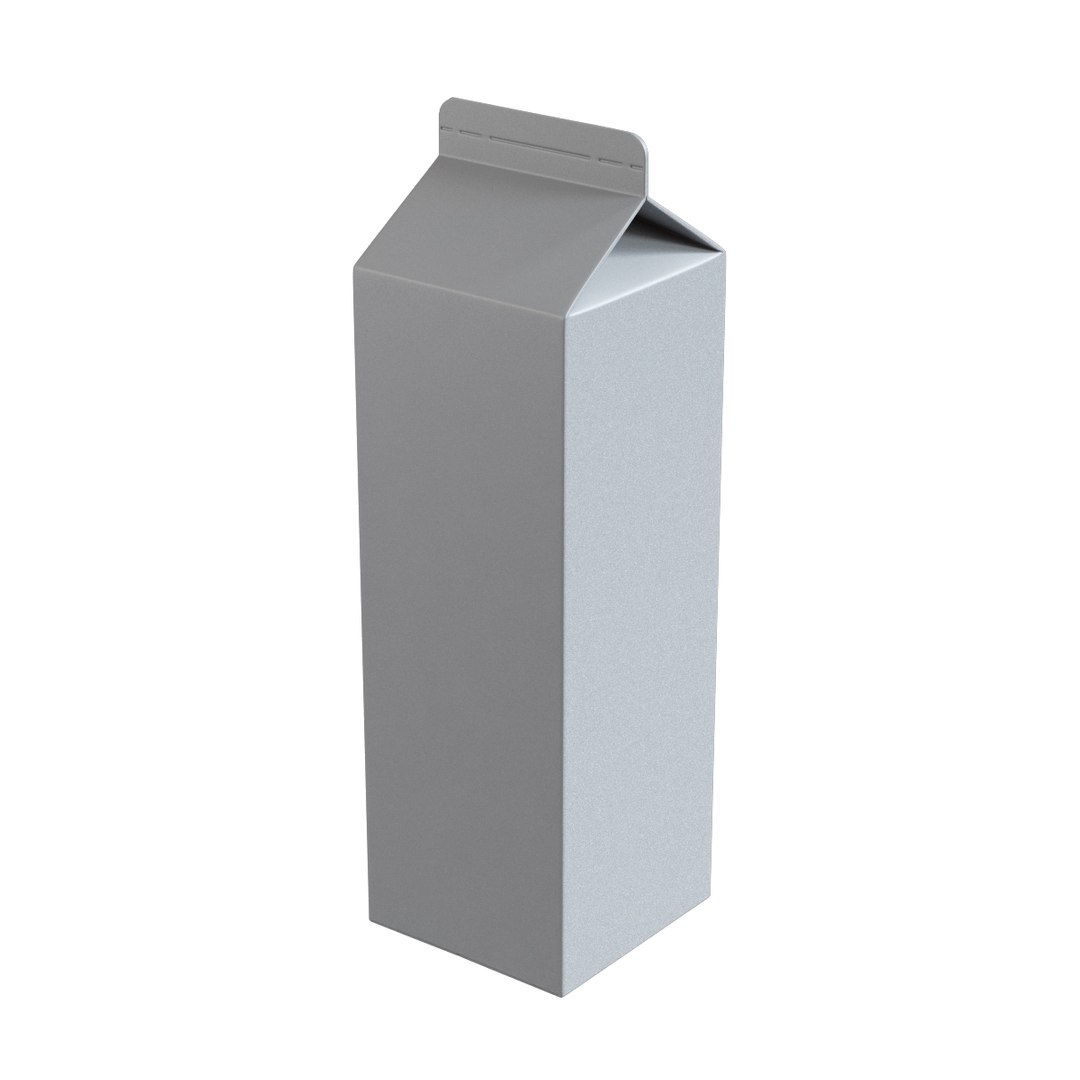 D Model Milk Carton Turbosquid