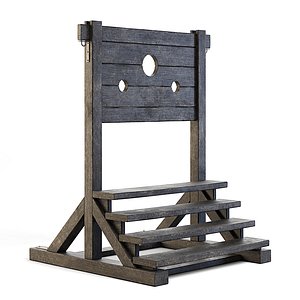 Medieval Stocks 3D model