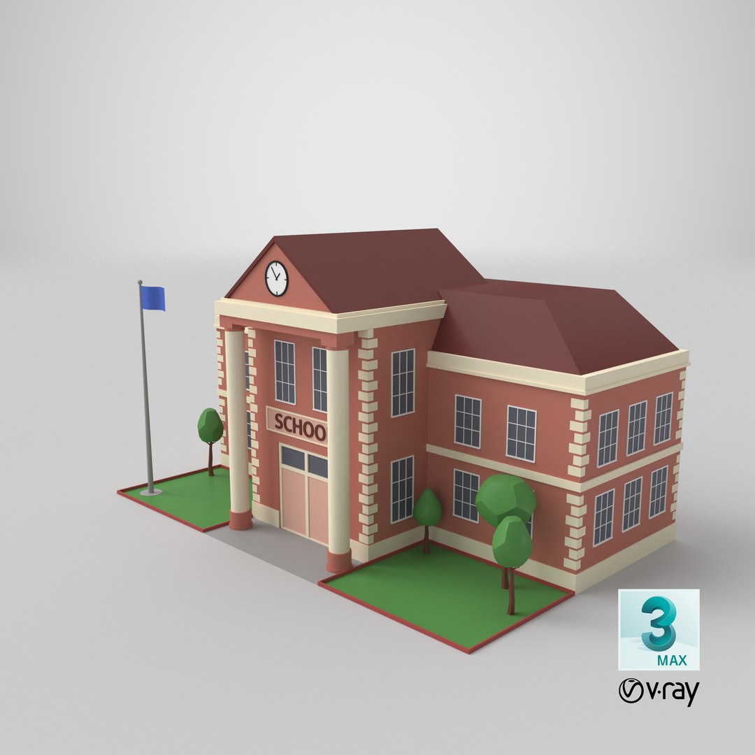 Low Poly Cartoon School Building 3D https://p.turbosquid.com/ts-thumb/Uc/VAmHt9/9F/stemcell_max_vray_render/png/1664376831/1920x1080/fit_q87/1b0fec4ef8cf6830d3e89446e9ddeb109ed295e2/stemcell_max_vray_render.jpg