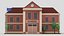 Low Poly Cartoon School Building
