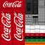 Espositore per frigorifero Coca Cola