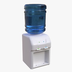 3D model Top Load Small Table Water Dispenser 01