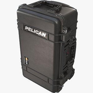 Pelican Case 1510 with foam Black lowpoly