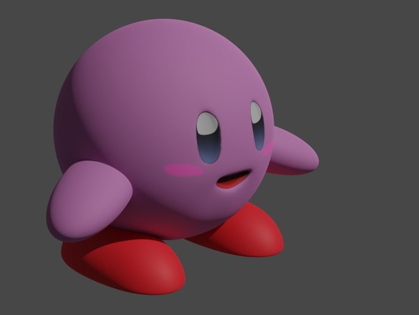 modèle 3D de Kirby 3D basique - TurboSquid 1582948
