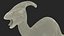 3D Parasaurolophus Dinosaur Rigged