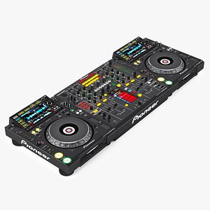 3d dj mixer pioneer djm-2000 model