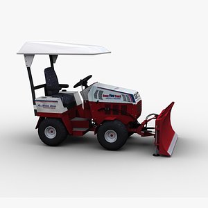 3D model Snow Plow Truck