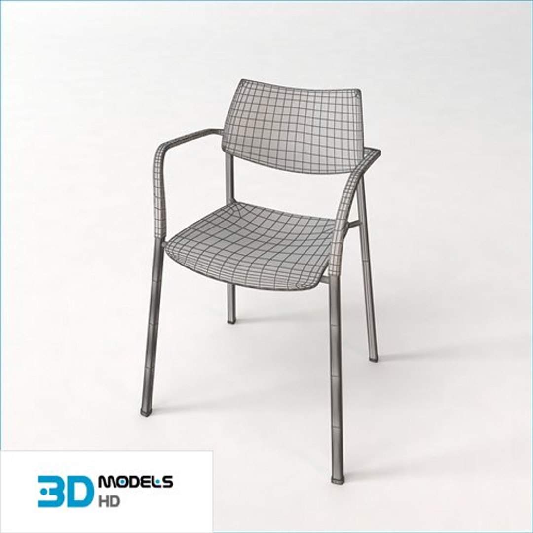 3d Meeting Hall Chair Model